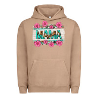 Pigment Burro mama leopard with turquoise background Urban Hoodie - texasbilliewilder