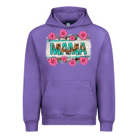 Tulip mama leopard with turquoise background Urban Hoodie - texasbilliewilder