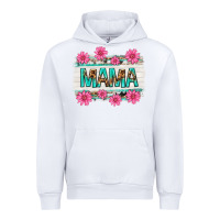 White mama leopard with turquoise background Urban Hoodie - texasbilliewilder