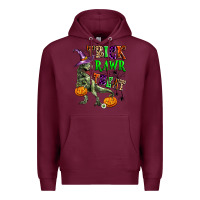 Burgundy trick rawr treat Premium Hoodie - Zillion Design Studio