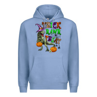 Colony Blue trick rawr treat Premium Hoodie - Zillion Design Studio