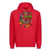 Red trick rawr treat Premium Hoodie - Zillion Design Studio