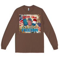 Chestnut tastes like freedom 4th of july Long Sleeve Tee - BarkalooDesign