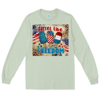 Tastes Like Freedom 4th Of July Long Sleeve Tee | Teevron