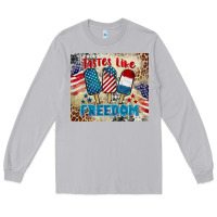 Moon Dust tastes like freedom 4th of july Long Sleeve Tee - BarkalooDesign