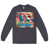 Smoke tastes like freedom 4th of july Long Sleeve Tee - BarkalooDesign