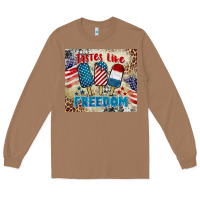 Toasted Coconut tastes like freedom 4th of july Long Sleeve Tee - BarkalooDesign