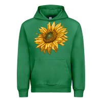 Emerald sunflower Urban Hoodie - RanaPortraitStore