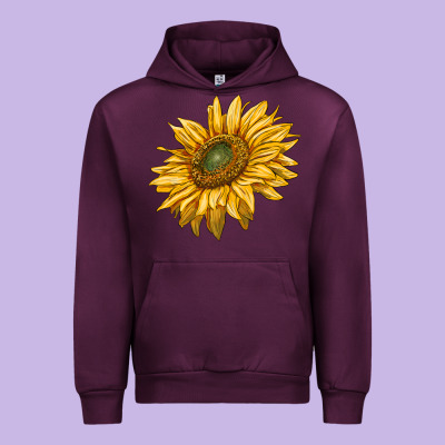 Sunflower Urban Hoodie Designed By Ranaportraitstore