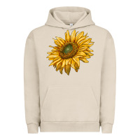Pigment French Oak sunflower Urban Hoodie - RanaPortraitStore