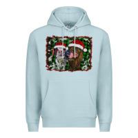 Blue Mist christmas heifers Premium Hoodie - RanaPortraitStore