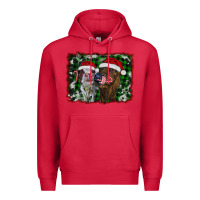 Cardinal christmas heifers Premium Hoodie - RanaPortraitStore
