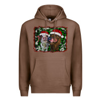 Chestnut christmas heifers Premium Hoodie - RanaPortraitStore