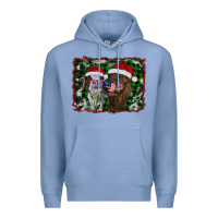 Colony Blue christmas heifers Premium Hoodie - RanaPortraitStore