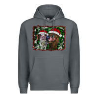 Rock christmas heifers Premium Hoodie - RanaPortraitStore