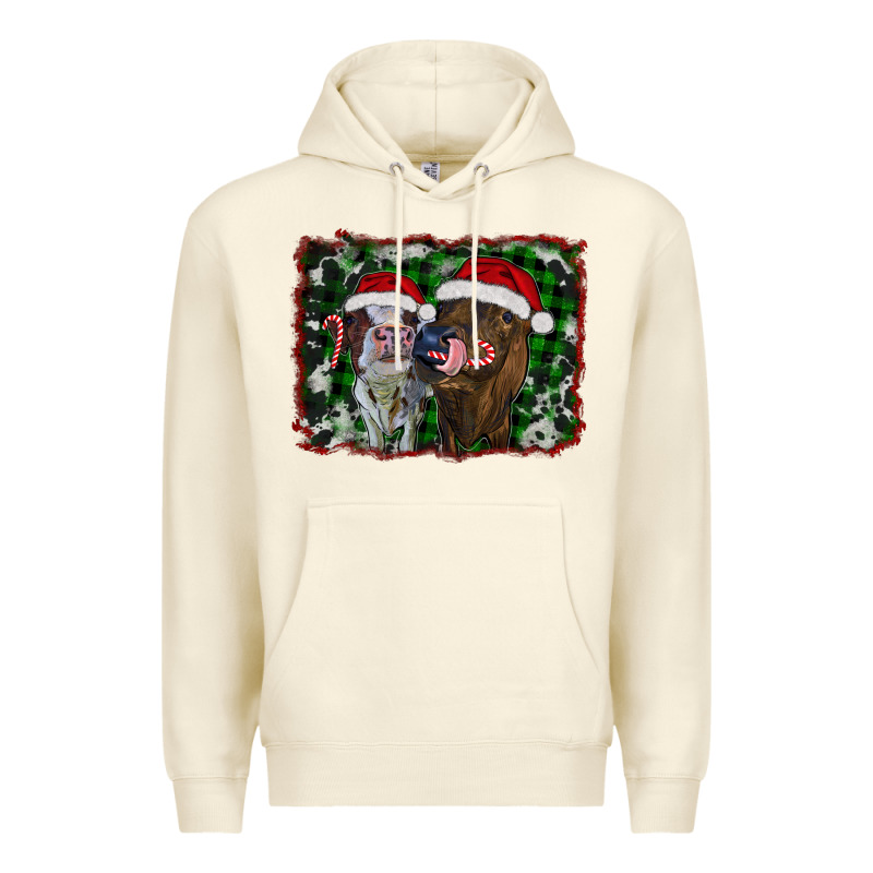 Christmas Heifers Premium Hoodie by RanaPortraitStore | Teevron