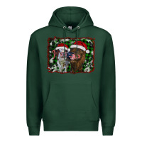 Sports Green christmas heifers Premium Hoodie - RanaPortraitStore