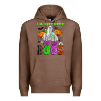 Chestnut i'm just here for the boos Premium Hoodie - Zillion Design Studio