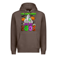 Coffee i'm just here for the boos Premium Hoodie - Zillion Design Studio