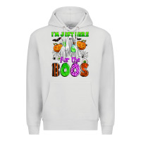 Dove Grey i'm just here for the boos Premium Hoodie - Zillion Design Studio