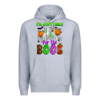 Heather Grey i'm just here for the boos Premium Hoodie - Zillion Design Studio