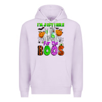 Lilac i'm just here for the boos Premium Hoodie - Zillion Design Studio