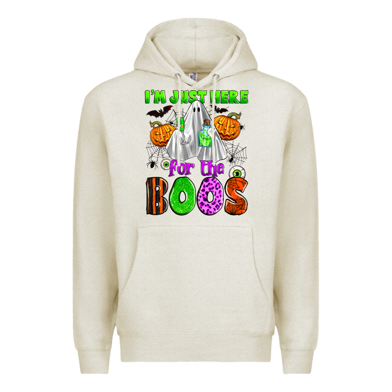 I'm Just Here For The Boos Premium Hoodie by Zillion Design Studio | Teevron