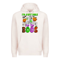 Pale Pink i'm just here for the boos Premium Hoodie - Zillion Design Studio