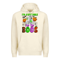 Sandshell i'm just here for the boos Premium Hoodie - Zillion Design Studio