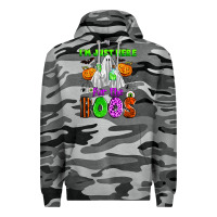 Slate Camo i'm just here for the boos Premium Hoodie - Zillion Design Studio