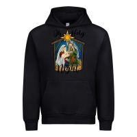 Black oh holy night holy family Urban Hoodie - RanaPortraitStore