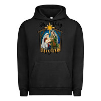 Pigment Black oh holy night holy family Urban Hoodie - RanaPortraitStore