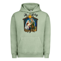 Pigment Oil Green oh holy night holy family Urban Hoodie - RanaPortraitStore