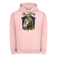 Pigment Salmon oh holy night holy family Urban Hoodie - RanaPortraitStore