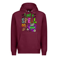 Burgundy i put a spell on you Premium Hoodie - Zillion Design Studio