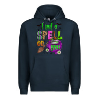 Navy i put a spell on you Premium Hoodie - Zillion Design Studio