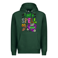 Sports Green i put a spell on you Premium Hoodie - Zillion Design Studio