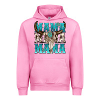 Fuchsia Pink mama mama mama Urban Hoodie - texasbilliewilder