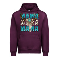 Mauve Wine mama mama mama Urban Hoodie - texasbilliewilder