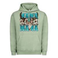Pigment Oil Green mama mama mama Urban Hoodie - texasbilliewilder