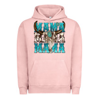 Pigment Salmon mama mama mama Urban Hoodie - texasbilliewilder