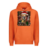 Carrot christmas heifer with leoard and cowhide Premium Hoodie - RanaPortraitStore