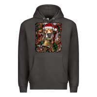 Smoke christmas heifer with leoard and cowhide Premium Hoodie - RanaPortraitStore