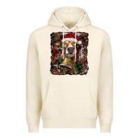 Tofu christmas heifer with leoard and cowhide Premium Hoodie - RanaPortraitStore