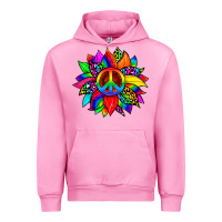 Fuchsia Pink pride sunflower Urban Hoodie - Zillion Design Studio