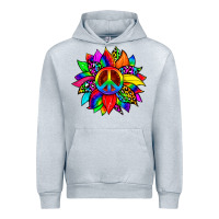 Heather Grey pride sunflower Urban Hoodie - Zillion Design Studio