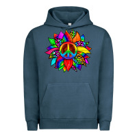 Pigment Midnight Navy pride sunflower Urban Hoodie - Zillion Design Studio