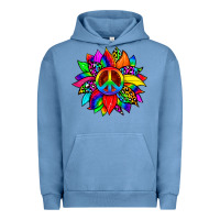 Pigment Pebble Blue pride sunflower Urban Hoodie - Zillion Design Studio