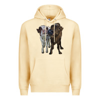 Pina Colada two heifer cows Premium Hoodie - RanaPortraitStore