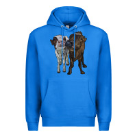 True Royal two heifer cows Premium Hoodie - RanaPortraitStore
